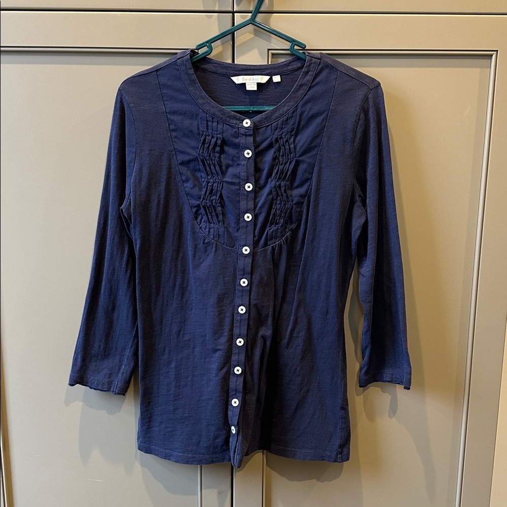 Boden Deep Blue Knit Top